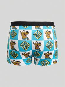 SCOOBY-DOO X SHEIN Young Boy Colorblock Cartoon Print Casual Daily Boxer Briefs - White - View 8