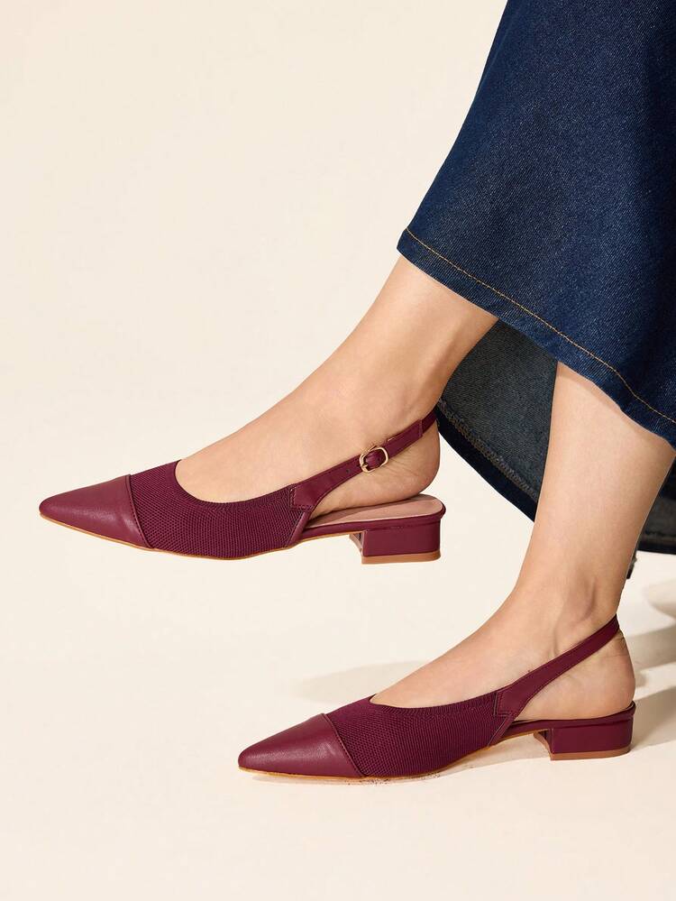 CUCCOO BASICS Women's Shoes Classic Simple Fashion Women's Flat Shoes Net Splicing Women's Shoes Elegant Elegant Wear