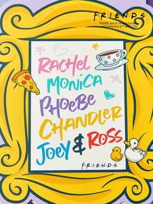 FRIENDS X POKOJA LAND 1 Colorful Memo Pad American TV Series Theme Spiral Notebook - one-size - View 7