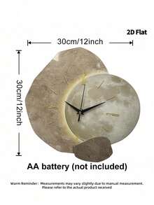 1PC Modern Elegant Decoration Wall Clock, Super Silent Quartz Movement, No Ticking, Suitable For Decorating Clocks In Living Rooms,Bedroom Room, Offices, Restaurant, And Cafes, Perfect Decorative Gift For Friends And Family Home Decor Room Decor - Multicolor - View 18