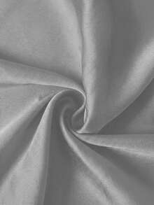 Firerie Falda casual de talla grande de unicolor - Gris - Ver 3