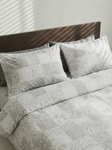 Veyra Day 2/3 Pieces100% Polyester Jacquard Texture, Soft And Skin-Friendly Bedding (Duvet Cover + 1/2 Pillowcases, No Comforter Included), All-Season Modern Polyester Bedding Collection - Multicolor - View 8