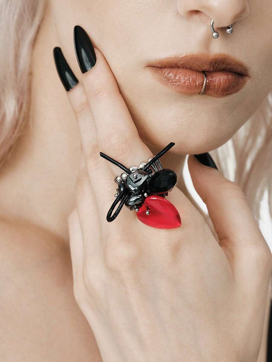 MortiRose Silver Sweet Cool Open Ring Fashion Spice Girl Style Love Jewelry - Silver - View 1