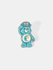 SHEIN X Care Bears 5PSC 新款創意卡通多色可愛熊圖案印花胸針套組，IP聯名設計，個性化簡約大方，可用作飾品，適合各種派對、音樂會、節日，精美禮物 - 彩色 - 查看 6