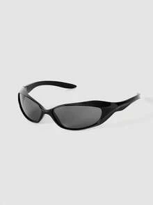 MortiRose 1PC/4PCS Futuristic Y2K Cycling Fashion Glasses For Men & Women Couples, Punk Hipster Sports Goggles Suitable For Driving, Everyday Wear, Hiking - Multicolor - View 5