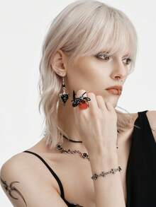MortiRose Silver Sweet Cool Open Ring Fashion Spice Girl Style Love Jewelry - Silver - View 3