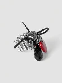 MortiRose Silver Sweet Cool Open Ring Fashion Spice Girl Style Love Jewelry - Silver - View 6