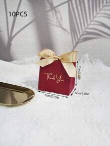 10 PCS Small Premium Paper Elegant Design Assorted Colors Mini Gift Boxes For Weddings Parties Events Special Occasions High Quality Party Favors Gift Wrapping - thank-you box - View 16