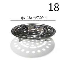 Zazumi Universal Stainless Steel Steamer With Detachable Legs, Cooking Steaming Pan And Pot Accessory, Multi-Functional Steaming Rack For , Grinding And Scratch-Proof Round Cooling Rack, Steamer Rack For Kitchen Thick Cookware Tool Seafood Boil - Silver - View 18