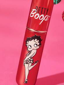 Betty Boop x SHEIN 1個 0.17oz/5ml 可可愛卡通圖案印花櫻桃吊墜香水分裝瓶，可重複使用，迷你便攜，兼容大多數香水瓶，可從底部填充液體，適用於分裝香水、保養水及其他液體，適合女性、學生、男性，特別適合粉絲，、俏皮性感、櫻桃、愛心 - 酒紅色 - 查看 3