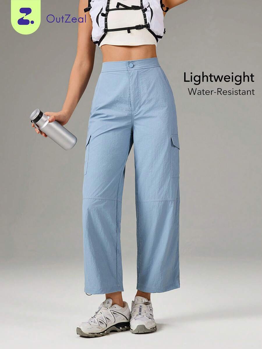 OutZeal Women Outdoor Pants Hiking Camping Multi Pockets Outdoor Bottoms - Blue - View 1