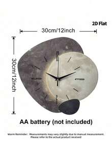 1PC Modern Elegant Decoration Wall Clock, Super Silent Quartz Movement, No Ticking, Suitable For Decorating Clocks In Living Rooms,Bedroom Room, Offices, Restaurant, And Cafes, Perfect Decorative Gift For Friends And Family Home Decor Room Decor - Multicolor - View 20