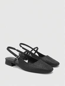 CUCCOO BIZCHIC Zapatos de tacón alto para mujer, tacones de graduación, tacones de baile de graduación para verano y primavera, zapatos de primavera, vacaciones de primavera, Pascua, Navidad, zapatos de primavera - Saludo Negro - Ver 5