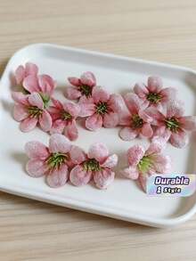 100朵迷你人造丝花，散装仿真玫瑰雏菊向日葵布艺花，DIY工艺饰品，适用于婚礼发饰、帽子服装装饰 - 彩色 - 查看 1