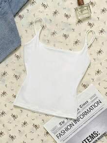 Attitoon 3pcs 95% Cotton Women's Tight-Fitting Backless Camisole, Summer Outfit For Women - Multicolor - View 5