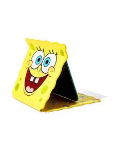 SpongeBob SquarePants | SHEIN 1 buah Cermin Lipat Portabel HD dengan Desain Kartun Lucu dari Bahan Kulit PU, Dapat Berdiri Sendiri atau Digenggam, Ringan dan Portabel, Nyaman untuk Memeriksa Detail Riasan, Cocok untuk Perjalanan dan Bepergian, Sangat Cocok untuk Wanita, Pria, Pelajar dan Penggemar, Dunia Bawah Laut, Spons - Kuning - View 6