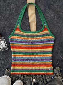 Áo yếm trắng dáng dài casual cho bé gái tuổi teen, áo tank top ôm sát phù hợp mặc mùa hè - Nhiều màu - Xem 4