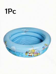Outdoor Beach Swimming Pool, Large Thick Double-Layer Design, 90*90cm, Suitable For Beach, Lawn, Garden, Summer Water Party And Other Occasions, Cross-Border Hot-Selling Beach Swimming Pool, Beach Essential, Beach Accessories, Swimming Pool Floaters - Multicolor - View 11