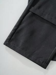 SHEIN Casuvi Kids 青少年男孩字母印花T恤與長褲兩件套 - 灰色 - 查看 7