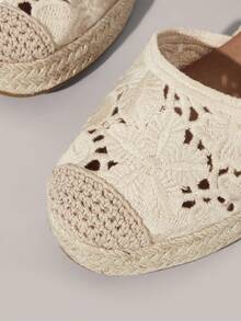 Styleloop Sandalias de plataforma con tacón de cuña para mujer - Blanco - Ver 5