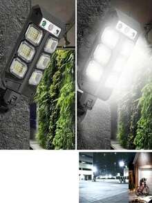 Outdoor Solar Light, Powerful Solar Wall Light/Street Light, Solar LED Light With Sensor - black - View 10