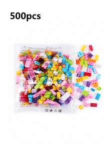 MINKOJA Bulk Small Loose Building Blocks 300-1500PCS, DIY Compatible Bricks, Educational Birthday Gift - Multicolor - View 13
