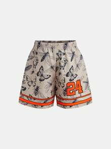 Conjunto de Ropa Deportiva de Jersey con Bola Suave y Fresca para Niña Joven, Versátil para Salidas, Vacaciones, Ropa de Calle, Adecuado para Cualquier Ocasión, Conjunto Combinado para Hermanas, Conjunto Combinado para Padres e Hijos, Conjunto Lindo para Niña - Naranja - Ver 7