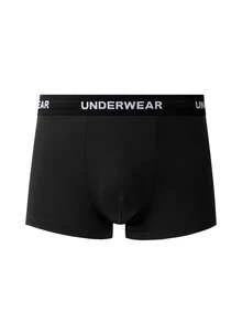 SHEIN 11pcs/Pack Solid Color Letter Waistband Men's Boxer Briefs - Multicolor - View 4