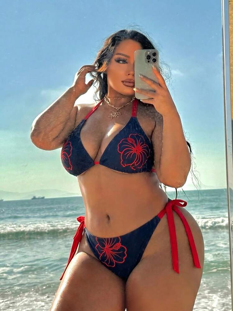 Swim SXY 2026 Summer Women's Sexy Beach Bikini Set, Plus Size
