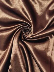 Franclia 女款素色百褶設計優雅細肩帶洋裝 - 棕色 - 查看 5