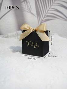 10 PCS Small Premium Paper Elegant Design Assorted Colors Mini Gift Boxes For Weddings Parties Events Special Occasions High Quality Party Favors Gift Wrapping - thank-you box - View 14