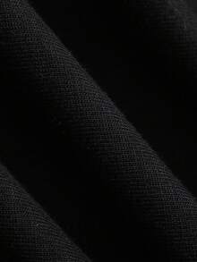 DAZY 男士無袖POLO領黑灰配色拼接對比T恤 - 彩色 - 查看 7