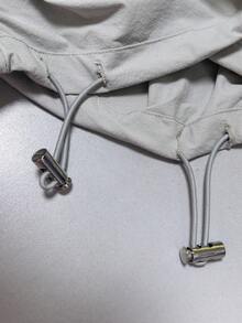 DAZY Pantalones cargo militares grises con diseño plisado largo para hombres - Gris - Ver 7