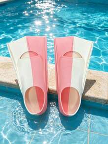 1 Piece Teen Swimming Fins, Comfortable Silicone Fins Suitable For Swimming And Diving. Sized For Beginner Adults, Runs Small, Please Order One Size Larger - Multicolor - View 6
