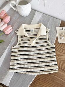 [Random 5Sets, Send 1 Set]Chance Of Getting 1 Set!! Young Girl Round Neck T-Shirt With Bow Decal - White - View 6