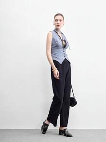 CUCCOO BIZCHIC 歐美風女款扣飾粗跟穆勒式一腳蹬便鞋 - 靜夜黑色 - 查看 3