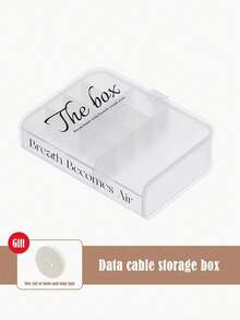 Desktop Cable Organizer Box, Multifunctional Power Cord Storage Box With Lid, Jewelry Storage Box, Book-Shaped Storage Box, Ring And Necklace Storage Box, Household And Office Cosmetic Storage, Bathroom Items, Desktop Supplies, Home Organization - Multicolor - View 16