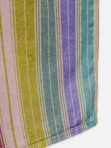 Nöista Color-Block Striped Trousers With Relaxed Straight Fit For Vacation And Casual Summer Styling. - Multicolor - View 7