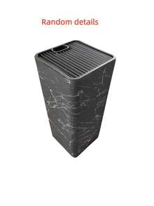 1PC Universal Knife Holder Storage Block Empty Stand Slotted Design For Kitchen Knives Removable Easy Clean Brushed Stainless Steel Non Slip Countertop Home Gift - Multicolor - View 6