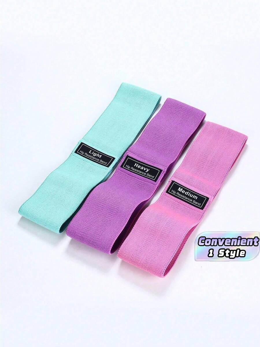 1pc Different Stretch Band, Resistance Tape For Exercise Workout Fitness Gym Accessories - Multicolor - View 1