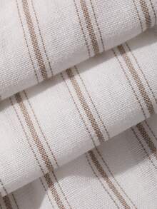 Livesso Combinaison blanche pour femmes, débardeur, style décontracté d'été, rayures, mariage, vacances, tropical, business décontracté - Beige - Voir 7