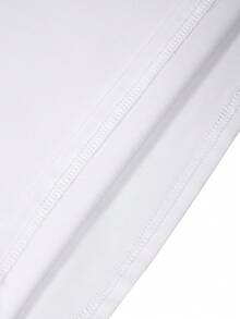 Manfinity Homme Men's Summer Casual Contrast Color Pocket T-Shirt And Cargo Shorts Set - White - View 6