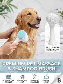 PETSIN 1/2 Pet Foot Cleaning Brushes, Suitable For Cats And Dogs - Multicolor - View 4