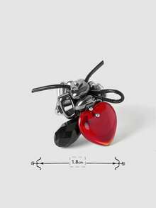MortiRose Silver Sweet Cool Open Ring Fashion Spice Girl Style Love Jewelry - Silver - View 9
