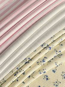 Comfortcana 3件組碎花、條紋與素色短袖大尺碼T恤 - 彩色 - 查看 5