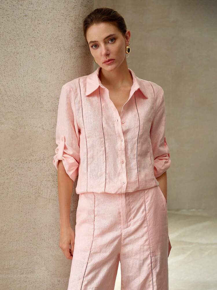 WOMEN'S SPRING/SUMMER COMFORTABLE LINEN SHIRT