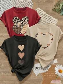 Conjunto de camisetas atractivas con colores divertidos, para que luzcas espectacular en cualquier situación., Mujeres altas - Multicolor - Ver 1