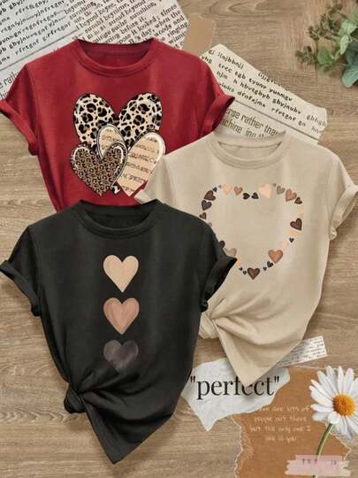 Conjunto de 3 playeras atractivas con colores divertidos , para que luscas espectacular en cualquier situaccion .
