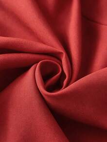 Franclia Plus Size Women Elegant Solid Color Lace-Up Tank Top Loose Pants 2-Piece Set Formal Red Summer - Red - View 6