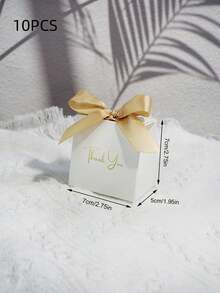 10 PCS Small Premium Paper Elegant Design Assorted Colors Mini Gift Boxes For Weddings Parties Events Special Occasions High Quality Party Favors Gift Wrapping - thank-you box - View 18